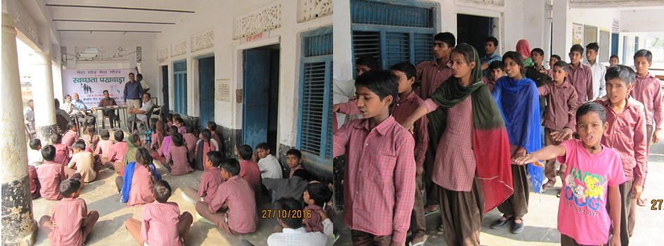 Swachhta Campaign at village Basra