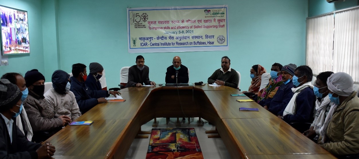 Skilled Supporting Staff (SSS) trained from Jan 6-8, 2021 under HRD